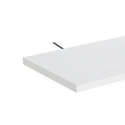 Prateleira de Madeira MDP Branca 40x20cm com Suporte Invisível Criar Zamar