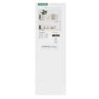 Prateleira de Madeira MDP Branca 60x20cm Decoração Spaceo