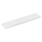 Prateleira de Madeira MDP Branca 90x10cm com Suporte Invisível Decore Multivisão