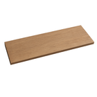 Prateleira de Madeira MDP Mel 40x20cm com Suporte Invisível Criar Zamar