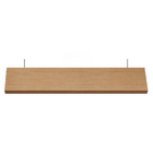 Prateleira de Madeira MDP Mel 60x20cm com Suporte Invisível Criar Zamar