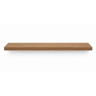 Prateleira de Madeira MDP Mel 60x20cm com Suporte Invisível Criar Zamar