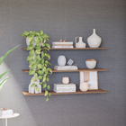 Prateleira de Madeira MDP Nogueira UV 120x30cm Luciane