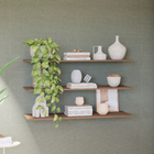 Prateleira de Madeira MDP Nogueira UV 120x40cm Luciane