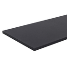 Prateleira de Madeira MDP Preta 180x30cm Decoração Spaceo