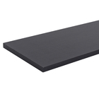 Prateleira de Madeira MDP Preta 60x20cm Decoração Spaceo