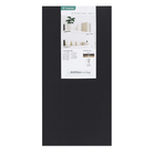 Prateleira de Madeira MDP Preta 60x30cm Decoração Spaceo