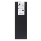 Prateleira de Madeira MDP Preta 90x30cm Decoração Spaceo