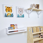 Prateleira De Madeira Para Livro - Branco