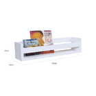 Prateleira De Madeira Para Livro - Branco