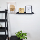 Prateleira De Madeira Para Quadro - Preto