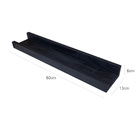 Prateleira De Madeira Para Quadro - Preto