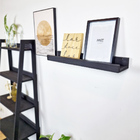 Prateleira De Madeira Para Quadro - Preto