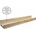 Prateleira De Madeira Porta Quadros Parede 60cm