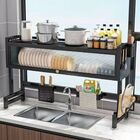 Prateleira De Metal Para Pia - Preta