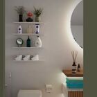 Prateleira De Parede Com Suporte Invisível Em Mdf 40x20 Pra S