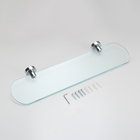 Prateleira De Parede Em Vidro Para Banheiro Porta Cosméticos