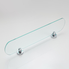 Prateleira De Parede Em Vidro Para Banheiro Porta Cosméticos