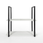 Prateleira De Parede Multiuso Estilo Industrial - Base Preta