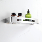 Prateleira De Parede Para Banheiro Porta Shampoo Aço Inox Esc