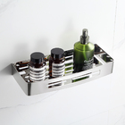 Prateleira De Parede Para Banheiro Porta Shampoo Aço Inox Pol