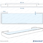 Prateleira De Vidro (Miró Dourado)