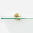 Prateleira De Vidro E Inox (tarsila Dourado)