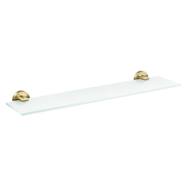 Prateleira De Vidro E Inox (tarsila Dourado)