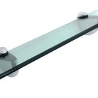 Prateleira De Vidro Esverdeado Com Suporte Tucano De Metal