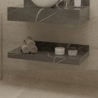 Prateleira De Vidro Para Banheiro 80cm Unique Calacata Calaca