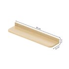 Prateleira Decorativa 90cm Wave Casatema Madeiraoriginals Nat