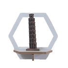 Prateleira Decorativa Colmeia Branca 29 X 27 Cm