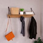 Prateleira Decorativa Com 03 Ganchos 90cm 27894 Artesano