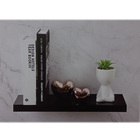 Prateleira Decorativa De Parede Kit Com 3 Pretas 92843