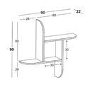 Prateleira Decorativa Fun 661 Vermelho - Maxima