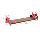 Prateleira Decorativa Fusca Vermelho Em Mdf 20x60cm - Wp Conn