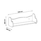 Prateleira Decorativa Love Branco - Artely