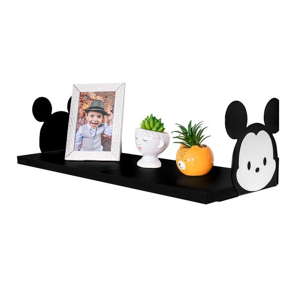 Prateleira Decorativa Mickey Mouse Em Mdf 20x60cm - Wp Connec