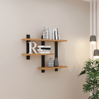 Prateleira Decorativa Multiuso Para Quarto Sala Estar Industr