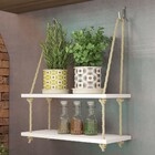 Prateleira Decorativa Nature Branco - Pnr Móveis