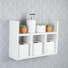 Prateleira Decorativa Porta Papel Para Banheiro 40cm Djon