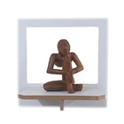 Prateleira Decorativa Quadrada Branca 27 X 27 Cm