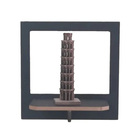 Prateleira Decorativa Quadrada Preta 27 X 27 Cm