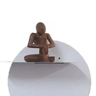 Prateleira Decorativa Redonda Br 30 Cm Mdf E Metal