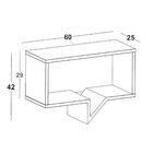 Prateleira Decorativa Retangular Cartoon 822 Amarelo - Maxima