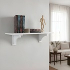 Prateleira Decorativa Suporte Para Livros Com Cantoneira Mão