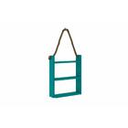 Prateleira Decorativo Com Corda Branco Movelbento Am 3119