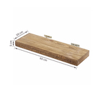 Prateleira Demolição 60x20x5cm Peroba