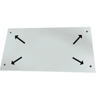 Prateleira Dupla 16 Cm X 49 Cm - Luxo Branca C/suporte Branco