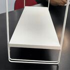 Prateleira Dupla 20 Cm X 49 Cm - Luxo Branca C/suporte Branco